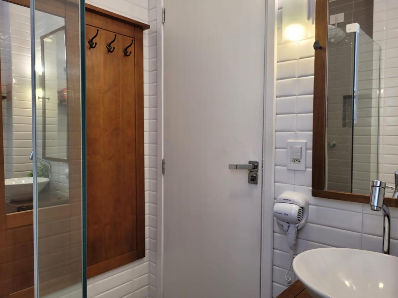 Ape Varanda Mar - Estudio Em Santos Na Quadra Da Apartamento *