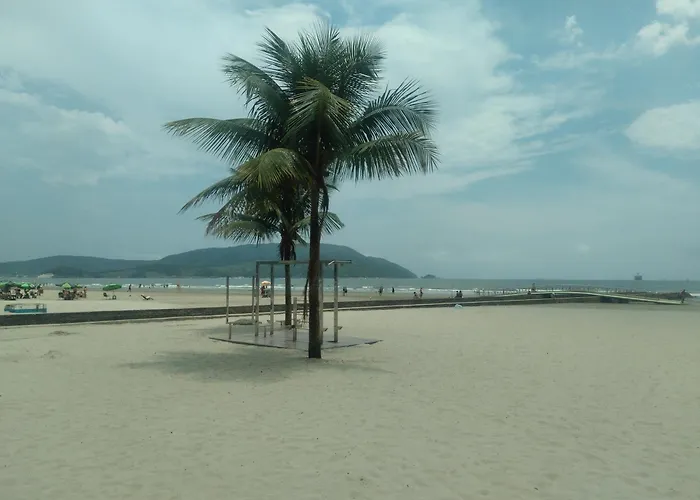 Ape Varanda Mar - Estudio Em Santos Na Quadra Da Praia